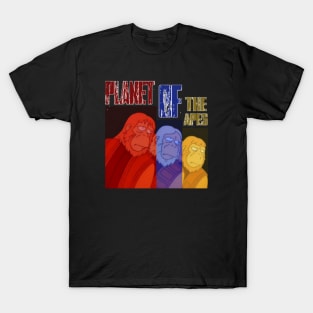 three apes , three colors design T-Shirt